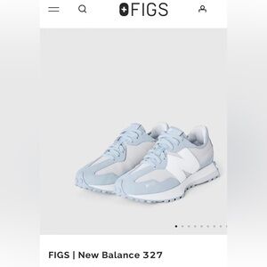 FIGS NWT 327 New balance Dusty blue